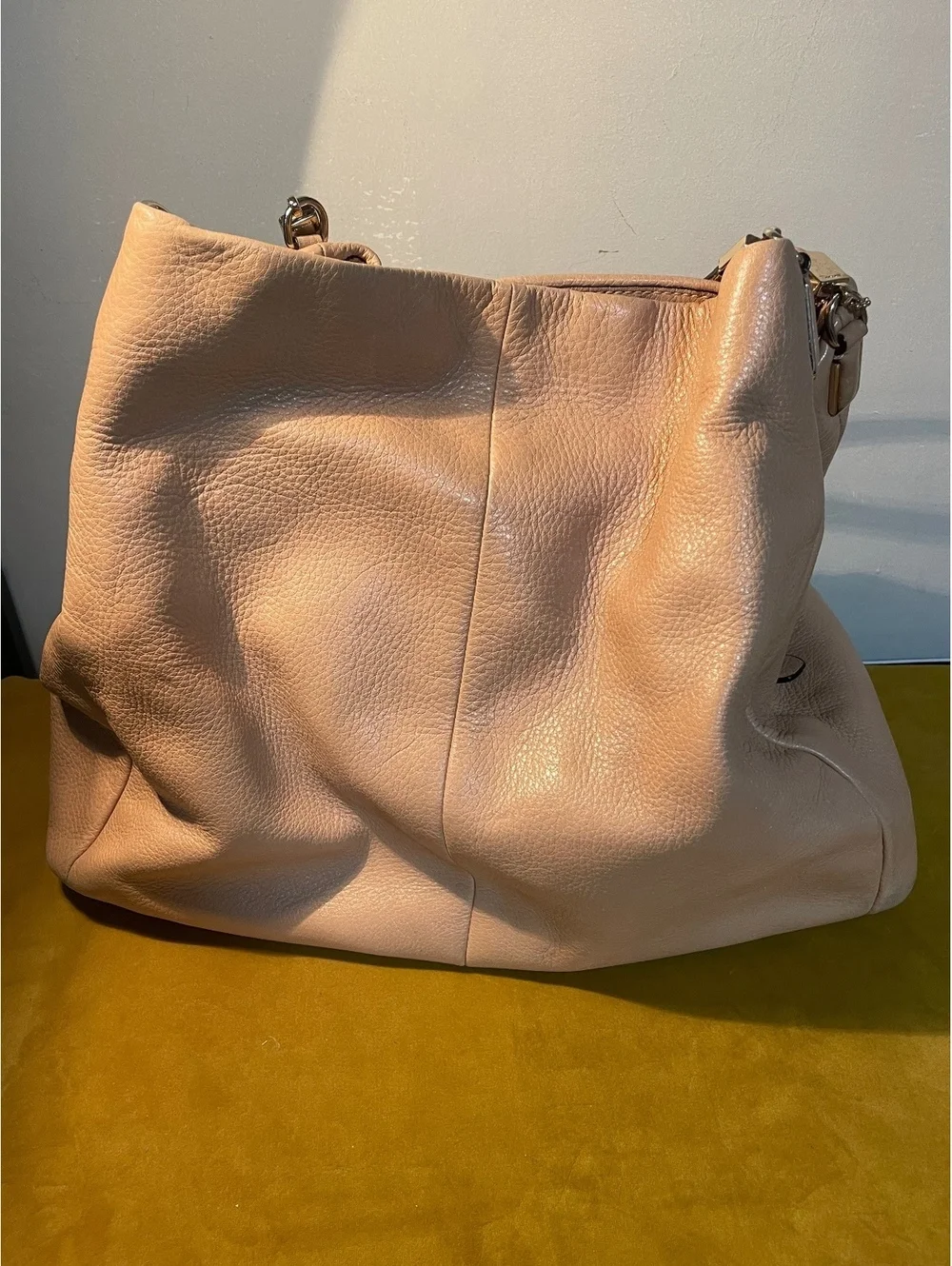 Coach Madison Phoebe 24621 Pebbled Leather Shoulder Bag